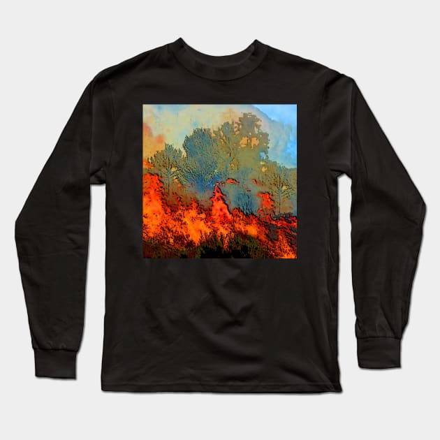 Wildfire Long Sleeve T-Shirt by CarloVaro